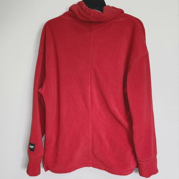 DKNY Women's Metallic Logo Hoodie /Size L - Picture 3 of 11